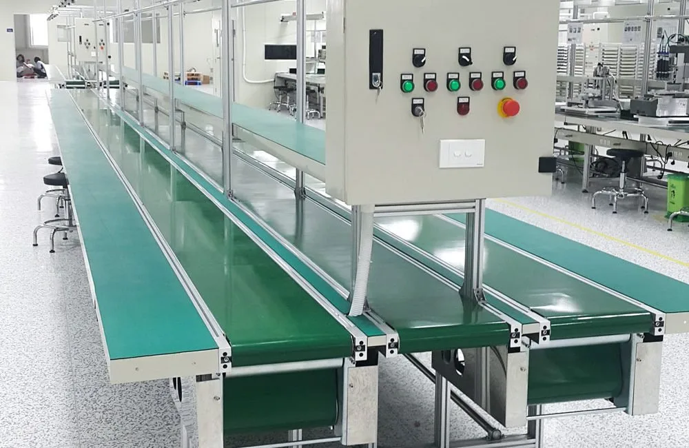 Gia công băng tải, bàn thao thác
